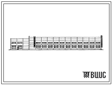 Фасады Типовой проект 503-4-21 Корпус для централизованного обслуживания и ремонта 700 грузовых автомобилей.