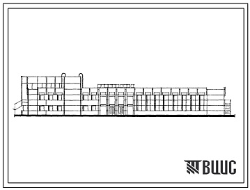 Фасады Типовой проект 503-05-15.85 Автовокзал вместимостью 500 человек