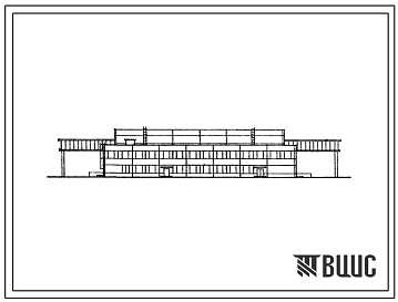Фасады Типовой проект 506-81 Грузовой склад на 300 т суточного грузооборота для аэропортов