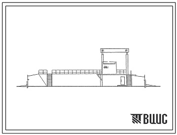 Фасады Типовой проект 812-1-100.87 Отделения приема зерна производительностью 2х50 тонн в час с автомобилеразгрузчиками У15-УРВС