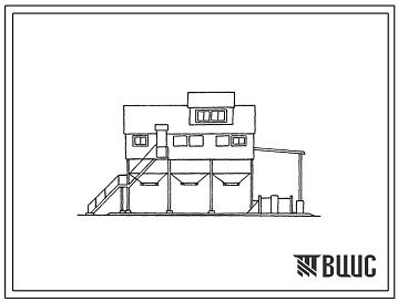 Фасады Типовой проект 812-65 Цех очистки зерна на базе агрегата ЗАВ-20А