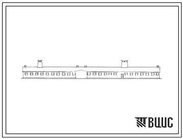 Фасады Типовой проект 802-2-11.84 Свинарник на 414 ремонтных, холостых, супоросных свиноматок и 20 хряков. Для строительства в климатических подрайонах Эстонской ССР.
