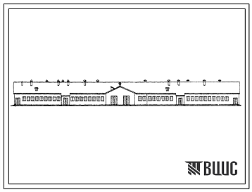 Фасады Типовой проект 802-132 Свинарник на 1000 поросят-отъемышей и 600 голов холостых, легкосупоросных свиноматок и ремонтного молодняка.