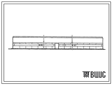 Фасады Типовой проект 802-236 Свинарник для супоросных маток на 1600 мест с групповыми станками