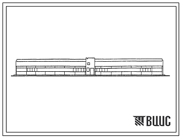 Фасады Типовой проект 802-239 Свинарник для супоросных маток на 280 мест