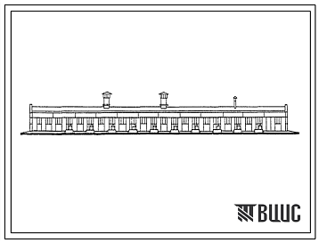 Фасады Типовой проект 02-162-6ж Свинарник на 600 легкосупоросных маток с пунктом искусственного осеменения.