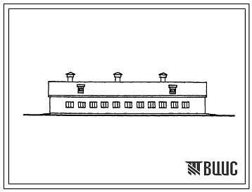 Фасады Типовой проект 802-72 Свинарник контрольного откорма на 100 голов.
