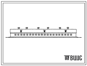 Фасады Типовой проект 802-74 Свинарник контрольного откорма на 200 голов.
