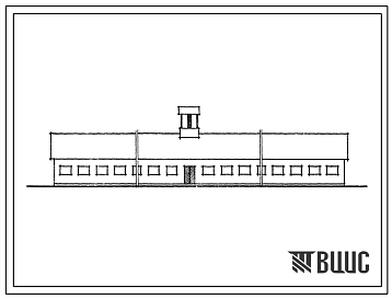 Фасады Типовой проект 802-43 Свинарник-откормочник на 1000 голов.