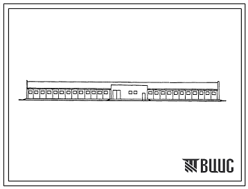 Фасады Типовой проект 802-215 Свинарник-откормочник на 1500 голов (вариант в конструкциях серии 1.800-2)