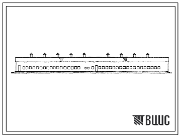 Фасады Типовой проект 802-87 тип 4 Свинарник на 500 поросят-отъемышей и 100 голов ремонтного молодняка с кормлением в станках.