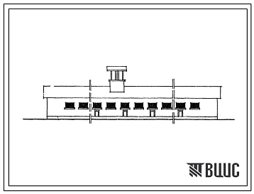 Фасады Типовой проект 802-40 Свинарник для содержания 600 голов попросят-отъемышей и 50 голов ремонтного молодняка в товарных фермах.