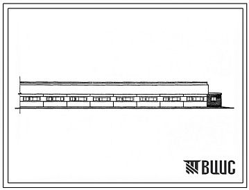 Фасады Типовой проект 802-3-3.83 Свинарник-маточник для проведения опоросов на 64 места