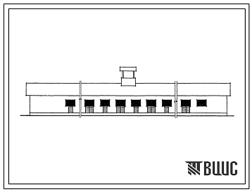 Фасады Типовой проект 802-39 Свинарник на 62 свиноматки для проведения опоросов в племенных фермах.