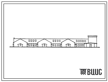 Фасады Типовой проект 802-183 Свиноводческая ферма с законченным производственным циклом на 6000 голов в год