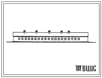 Фасады Типовой проект 802-62 тип 1 Свинарник на 400 голов племенного молодняка с кормлением в станках. Для строительства в районах с расчетной наружной температурой -10, -20 и -25 0С.