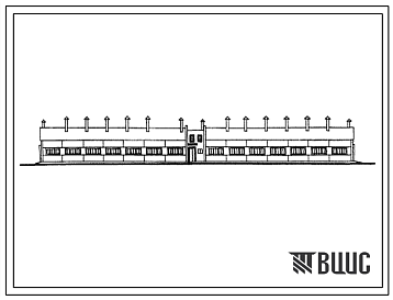 Фасады Типовой проект 802-202 Свинарник для племенного молодняка на 820 мест