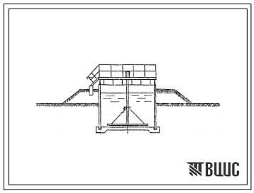 Фасады Типовой проект 802-9-18 Резервуар для осадка навозных стоков емкостью 50 м3