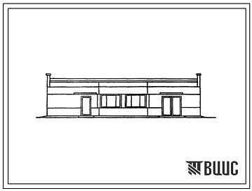 Фасады Типовой проект 810-64 Пункт приготовления растворов ядохимикатов тепличного комбината площадью 6 га теплиц