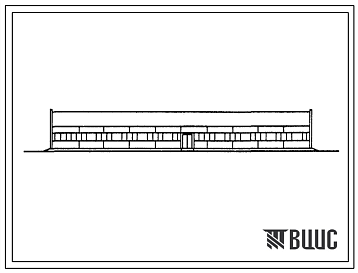 Фасады Типовой проект 803-2-27.86 Здание на 600 коз пухового направления (в рамном каркасе)