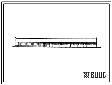 Фасады Типовой проект 803-2-31с.13.86 Овчарня на 500 маток и 100 голов ремонтных ярок (для подсобных хозяйств предприятий Азербайджанской ССР)