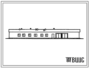 Фасады Типовой проект 803-9-28.84 Здание подсобно-вспомогательного назначения для овцеферм на 10-15 тыс.маток (стены кирпичные).