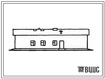 Фасады Типовой проект 803-9-24.84 Здание подсобно-вспомогательного назначения для овцеферм с поголовьем до 5 тыс. маток (стены кирпичные).