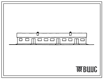 Фасады Типовой проект 803-58 Овчарня на 100 баранов.