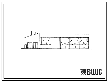 Фасады Типовой проект 803-190 Кормоприготовительный цех рассыпных смесей производительностью 50 тонн в смену