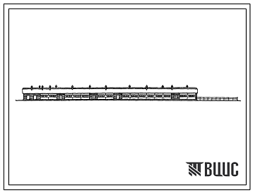 Фасады Типовой проект 803-199 Овчарня на 1850 ярок с пунктом искусственного осеменения, баранником на 150 баранов и стригальным пунктом