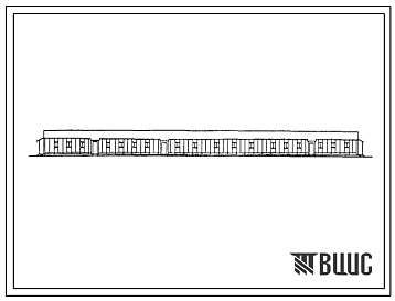 Фасады Типовой проект 803-3-77.86 Овчарня для ягнения на 500 маток (стены панельные, Н=2,7)