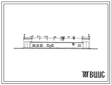 Фасады Типовой проект 805-236 Инкубаторно-птицеводческая станция на 6 инкубаторов «Универсал-55» с фермами молодняка и родительского стада