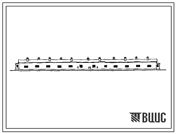 Фасады Типовой проект 805-17 Птичник клеточного содержания на 20 тыс. кур-несушек. Стены кирпичные облегченной кладки