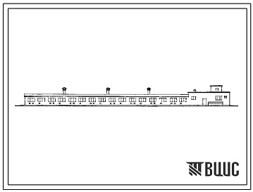 Фасады Типовой проект 805-23 Брудергауз на 5600 гусят с кормоприготовительной