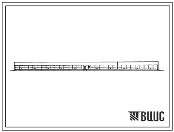 Фасады Типовой проект 805-2-47.84 Птичник на 6140 голов переярой птицы в клеточных батареях.