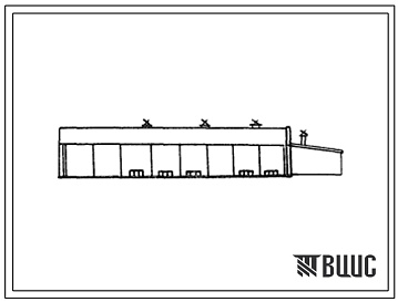 Фасады Типовой проект 805-2-34.83 Птичник на 480 голов родительского стада кряковых уток (стены из асбестоцементных панелей).