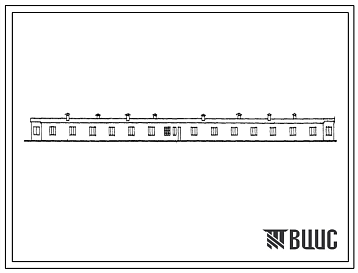 Фасады Типовой проект 805-153 Птичник на 8000 голов для выращивания утят в возрасте от 31 до 55 дней.