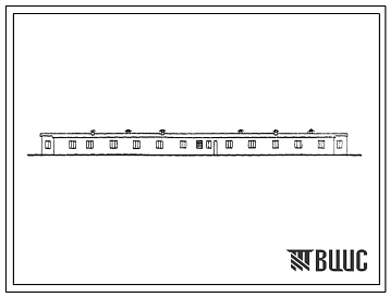 Фасады Типовой проект 805-155 Птичник на 8200 голов для выращивания утят в возрасте от 1 до 30 дней.