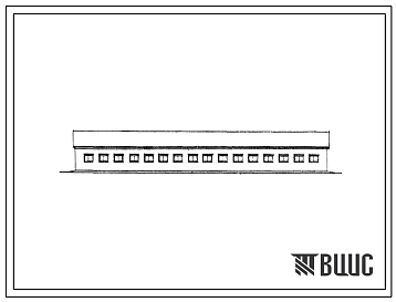 Фасады Типовой проект 805-117 Батарейный цех для выращивания цыплят от 1 до 40 (45) дней на 16 тыс. голов.