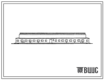 Фасады Типовой проект 805-164 Батарейный цех для выращивания индюшат от 1 до 20 дней на 14 тыс. голов.