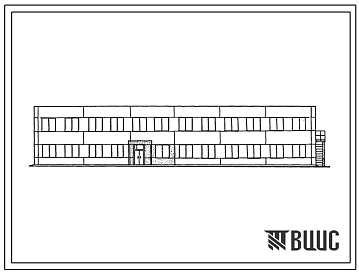 Фасады Типовой проект 807-10-123.87 Главный корпус районной ветеринарной станции с лабораторией