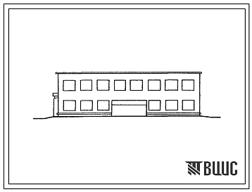 Фасады Типовой проект 807-96 Городская ветеринарно-санитарная станция