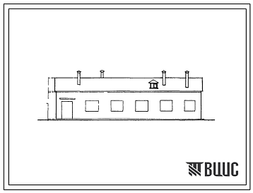 Фасады Типовой проект 807-69 Участковая ветеринарная лечебница.