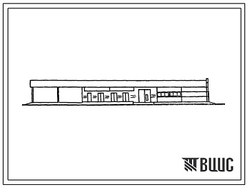 Фасады Типовой проект 816-9-45.86 Материально-технический склад с парком 100 тракторов