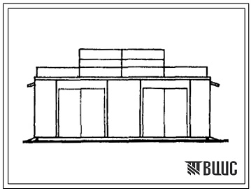 Фасады Типовой проект 816-2-2 Теплая стоянка на 6 тракторов