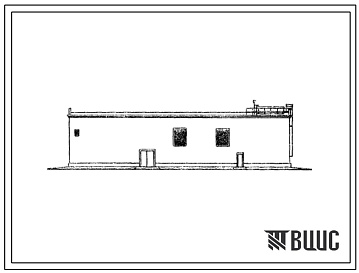 Фасады Типовой проект 816-2-6.83 Механизированная мойка грузовых автомобилей, тракторов и комбайнов.