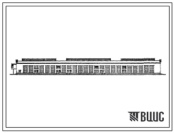Фасады Типовой проект 816-117 Завод по ремонту тракторов типа Т-100 с производственной программой 2000 тракторов и 2000 комплектов агрегатов в год