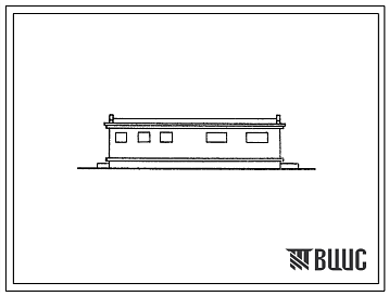 Фасады Типовой проект 816-107/74 Материально-технический склад для хозяйств, имеющих 50 тракторов