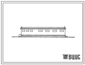 Фасады Типовой проект 816-108/74 Материально-технический склад для хозяйств, имеющих 100 тракторов