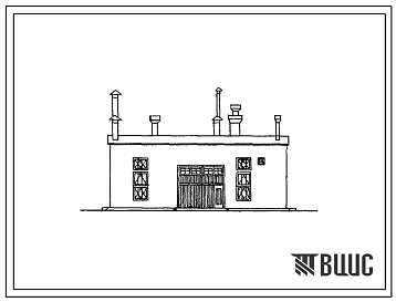 Фасады Типовой проект 816-115с Мастерская технического обслуживания на 10 тракторов (с электростанцией и котельной) для строительства в районах с сейсмичностью 7 баллов